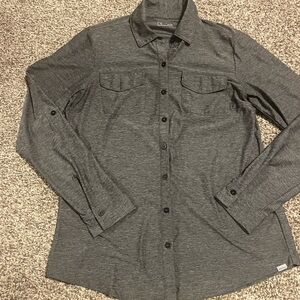 Eddie Bauer Womens Button Up Long Sleeve Lightweight